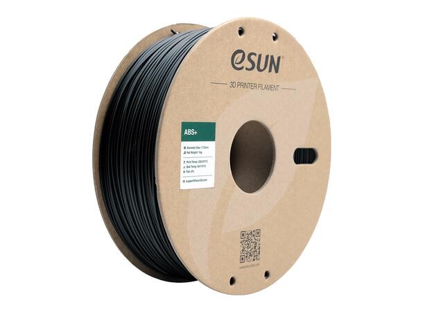 eSUN ABS+ 1.75mm 1kg - Black Vekt filament: 1kg