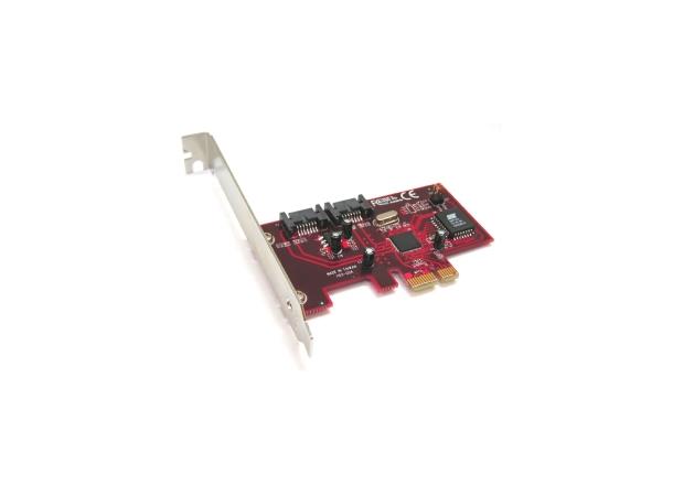 LYCOM 2port SATA controller, PCI-e x1 RAID 0/1/0+1,  w/ Low Profile bracket
