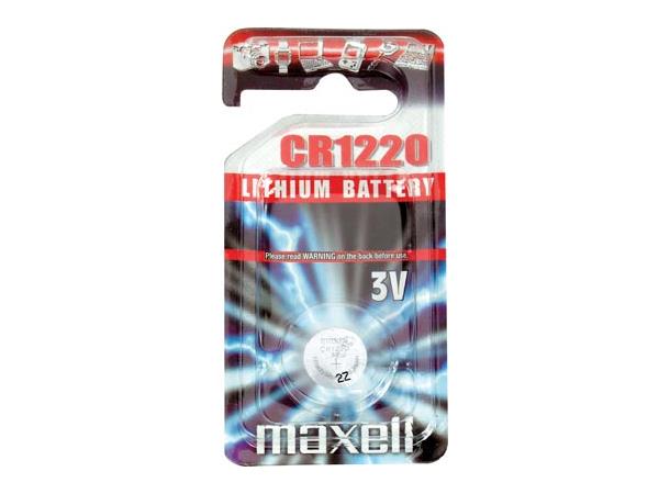 Maxell 3V Litium-batteri CR 1220 36 mAh