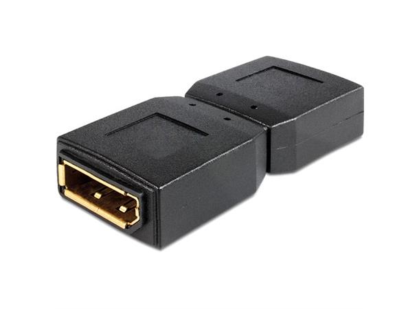 DeLOCK DisplayPort skjøteledd, DP F/F Versjon 1.1, svart