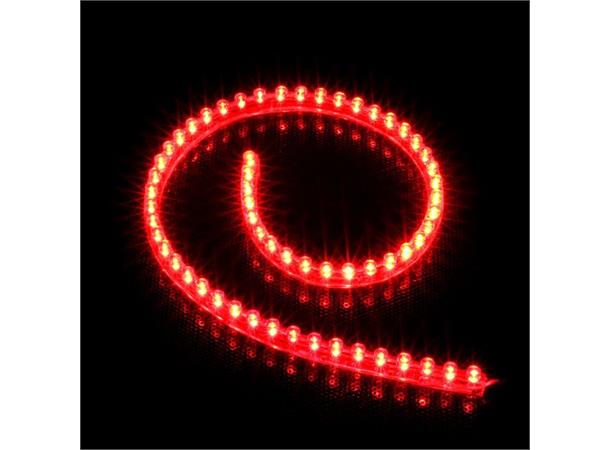 Lamptron FlexLight 60 LEDs, Rød 600mm, 60 LED, 4-pin molex