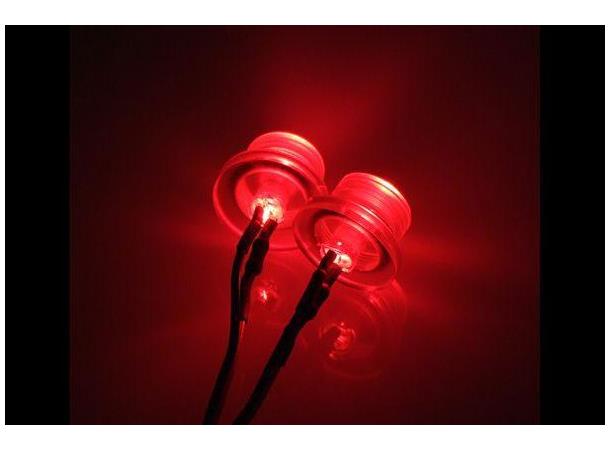 EK-LED 3mm TWIN ULTRA RED cable length 30cm