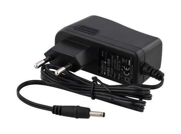 Aktiv USB 3.0 Forlenger 15m, svart 15m, Type A han - hun, med strømadapter