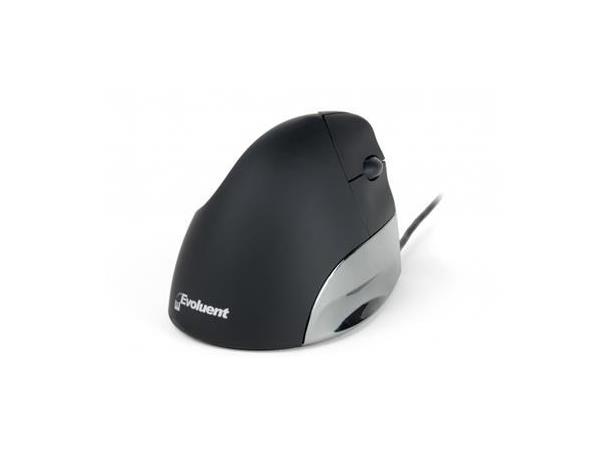Evoluent Vertical Mouse 4 Small Høyreh. Ergonomisk mus, Optisk, USB/PS