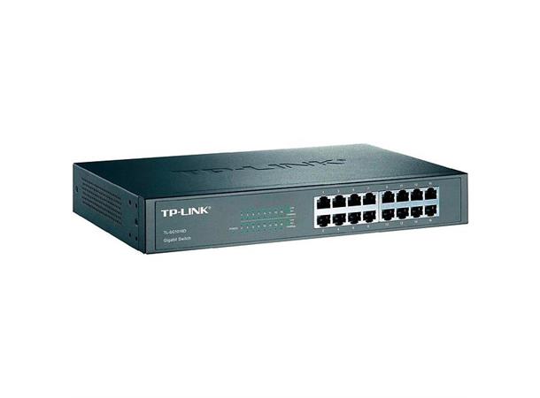 TP-LINK 16-Port Gigab. ECO-Switch 19 16-Port Gigabit Switch