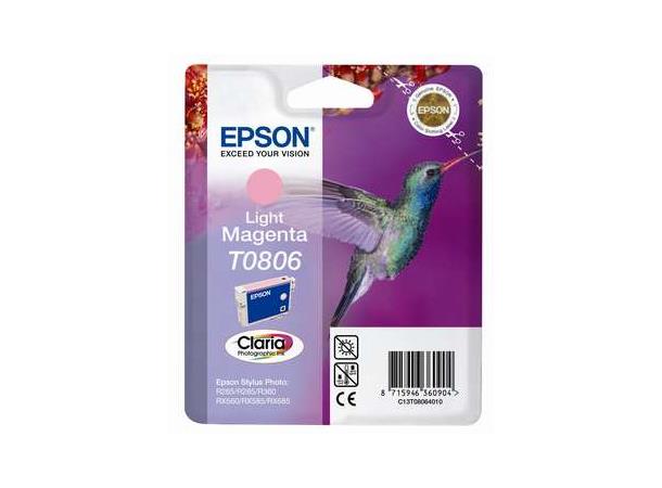 Epson Ink T080 Light Magenta Light Magenta T0806