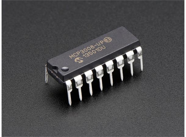 8-Channel 10-Bit ADC With SPI Interface MCP3008