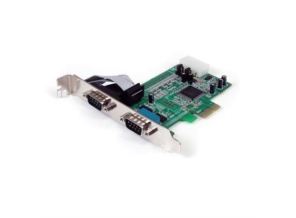 Startech PEX2S553 Dual RS232 PCIe, 2 x RS-232 - 9-pin D-Sub (DB-9)