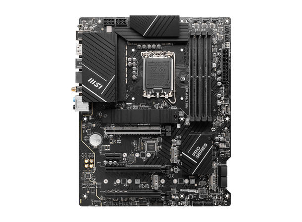 MSI PRO Z790-P WIFI Hovedkort ATX, LGA1700, 4x DDR5, 2.5G LAN, WiFi6E