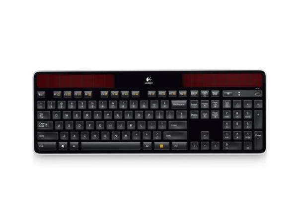 Logitech Wireless Keyboard K750 unifying,nordic,oppladbar,solcelledrevet